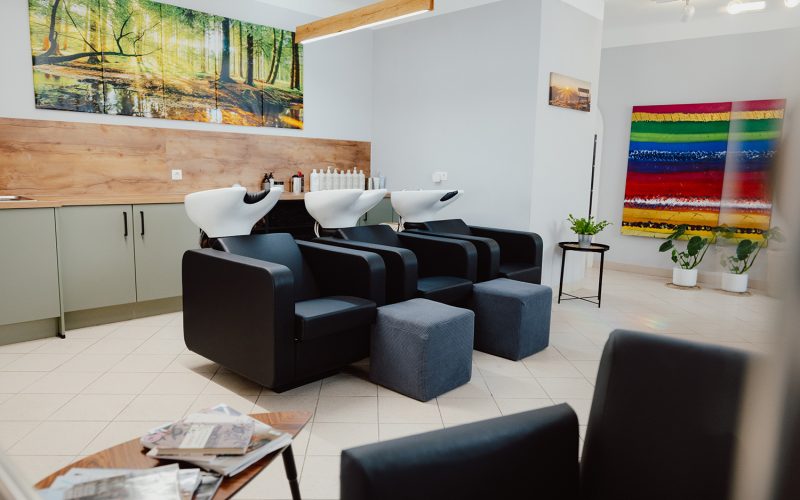 Friseurstudio, Haar im Glück