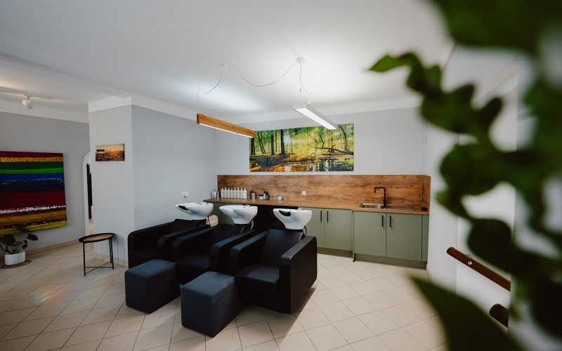 Friseurstudio, Haar im Glück