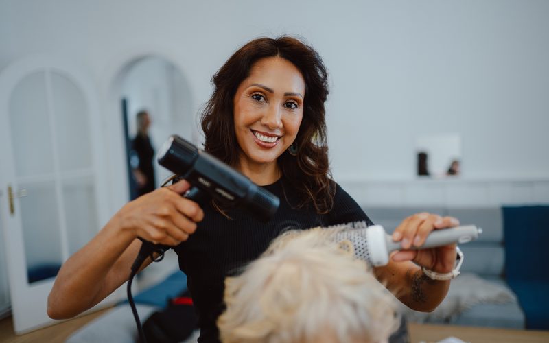 Friseurstudio, Haar im Glück