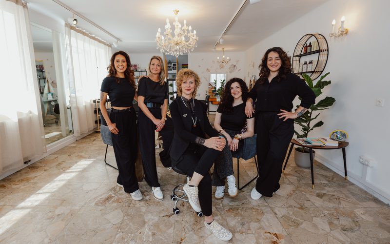 Friseurstudio, Haar im Glück