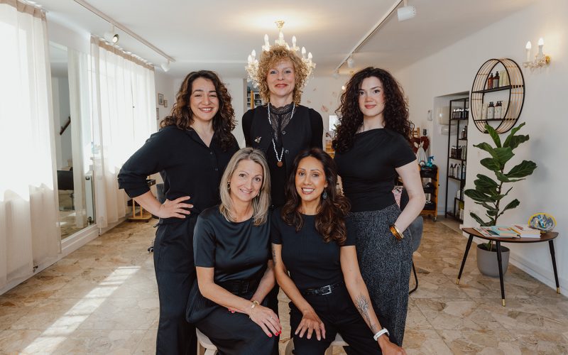 Friseurstudio, Haar im Glück